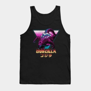 Retro Kaiju! (Texture) Tank Top